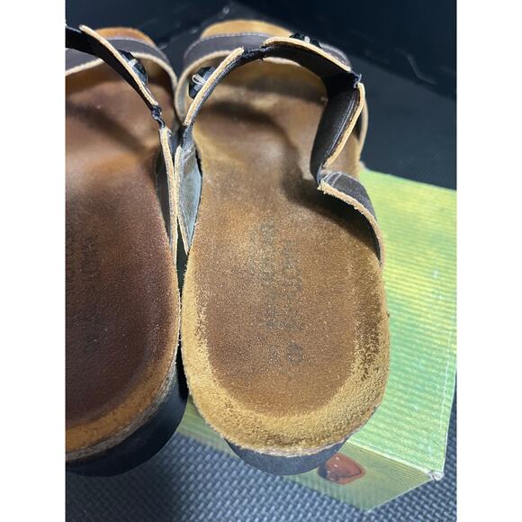 NAOT Michele Strappy Jeweled Sandals Mirror Leather Womens Size 40 US 9 - Picture 8 of 8